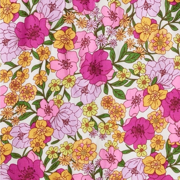 Draper James  Tie Shoulder Smocked  Bodice Tiered MAXI  Sundress - Picture 11 of 16